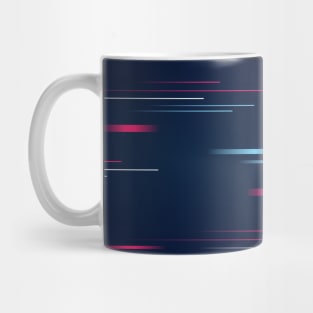 80s Neon Glitch Synthwave Mug